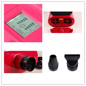 Sèche-cheveux pour animaux de compagnie 2600W à double moteur, vitesse réglable, écran LCD, charge écologique, en plastique, pour petits animaux - Product Image 3