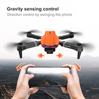 Drone Mini RC Murah Baru E99 Pro Lipat dengan Lampu LED FPV dan Kamera 249g Kontrol Jarak Jauh