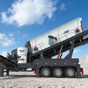 Fabrikpreis Quarzit-Kalkstein-Beton-Abfall-Kupfererz Mobiler Steinkegelbrecher Einzylinder-Kegelbrecherstation - Product Image 4