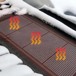 TaiHai tapis chauffant électrique pour allée, escalier, économie d'énergie, neige fondue, trottoir glacé, tapis chauffant à économie d'énergie