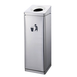 NGK Floor Standing Stainless Steel Ashtray <b>Bin</b> GPX-7 Minimalist Design Commercial Use - Product Image 3