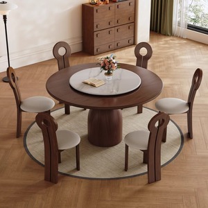 <span class=keywords><strong>2025</strong></span> Mới Đến Cổ Điển Pháp Phong Cách Rắn Gỗ Bàn Ăn Đặt Thiết Kế Hiện Đại Cho Nhà Hoặc Căn Hộ Thanh Im Lặng Cho Thoải Mái - Product Image 6