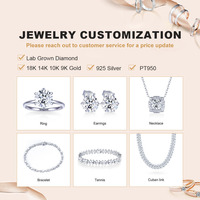 Bague de fiançailles en diamant de laboratoire, argent sterling 925 plaqué rhodium, coupe ronde, solitaire, bijoux de mariage pour femmes