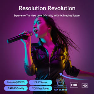 Caméra de diffusion Vmix 4K IP POE USB SDI NDI HDM1 Caméra de vidéoconférence de diffusion <span class=keywords><strong>en</strong></span> direct pour l'église <span class=keywords><strong>en</strong></span> direct - Product Image 4