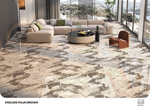 Carreaux en porcelaine de haute qualité, aspect marbre, brillants, 600x1200, grand format, sans joint, adaptés aux projets de décoration murale et de sol de luxe - Product Image 2