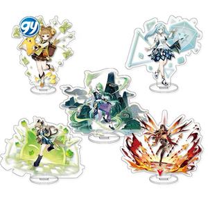 Support en acrylique <span class=keywords><strong>Genshin</strong></span> Impact Scaramouche Zhongli <span class=keywords><strong>Ningguang</strong></span>, personnage de jeu, décoration de bureau - Product Image 1