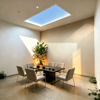 Plafonnier SkyLight bleu 150W, simule l'irradiation du soleil et le rythme biologique, lumière artificielle pour salon, bureau