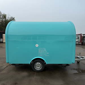 รถขายอาหารเคลื่อนที่แบบมีใบรับรอง OEM DOT ผลิตจากไฟเบอร์กลาส พร้อมครัวปรับแต่งได้สำหรับขายอาหารว่างในสหรัฐอเมริกา - Product Image 3