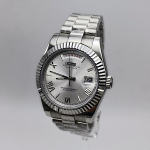 Montre automatique pour homme avec cadran de 28,5 mm, mouvement SEILOCE, chiffres romains, montre mécanique Miyota8285 - Product Image 3