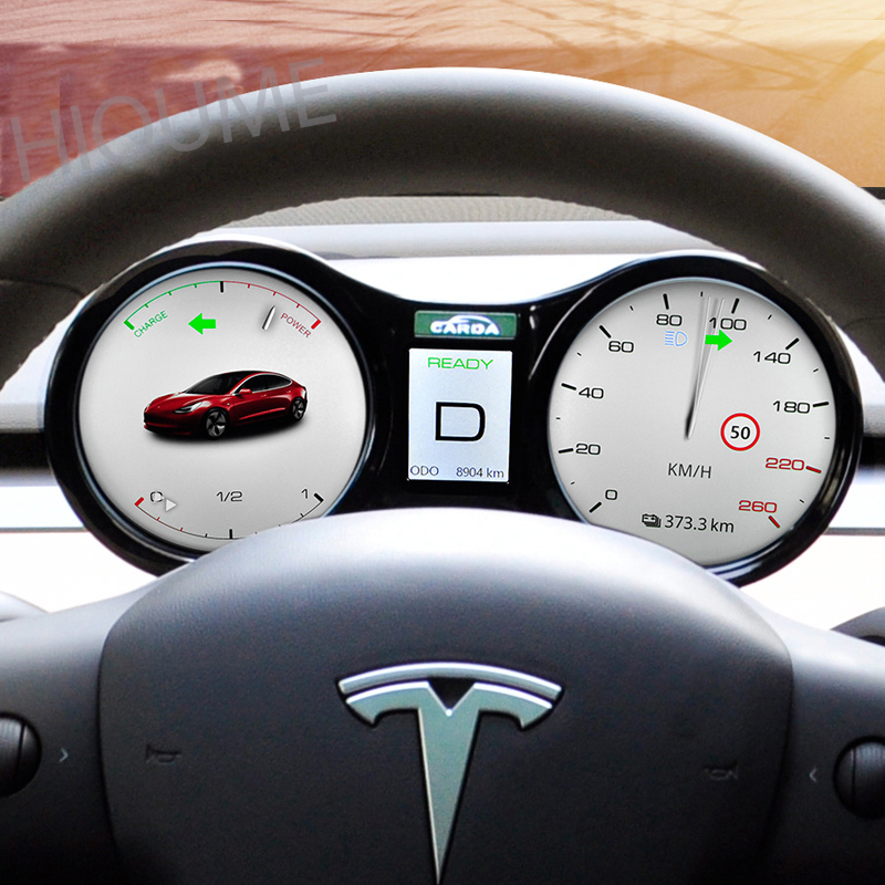 Tesla Model 3 / Model Y 新型LCDインストルメントクラスターデジタル