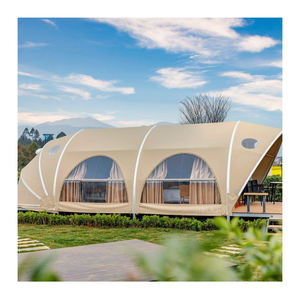 Tienda con forma de concha de lujo Glamping Estructura estable para eventos al aire libre y aventuras de viaje Precio de fábrica - Product Image 4