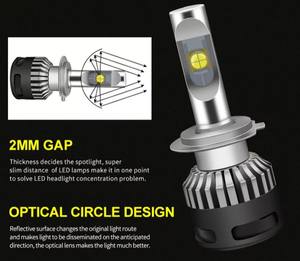 Lámpara para Auto DC8-32V XHP70 Luz LED <span class=keywords><strong>Interior</strong></span> para Auto H4 para Auto Temperatura de Color 6000k Faro Delantero para Auto - Product Image 4
