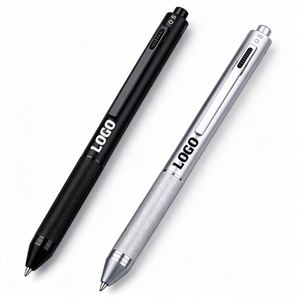 Bolígrafo Multifuncional Personalizado con Sensor de Gravedad Metálico, 4 Recargas en 1, Bolígrafo con Lápiz Mecánico y Borrador - Product Image 1