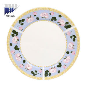 Nouveaux designs d'assiette à dîner vente à chaud nouvelle assiette en céramique de porcelaine fine de haute qualité - Product Image 4