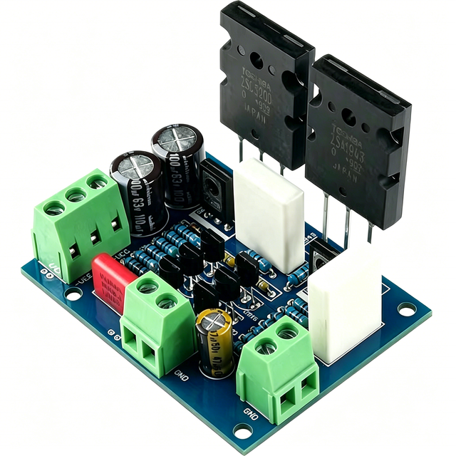 150W 4 Ohms Mono Power Amplifier Transistor 5200 Y 1943 Original High Power Tube Amp Board 1943 5200 Amplifier Board