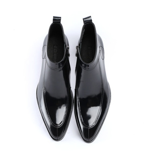 Nuevos Zapatos Oxford de Cuero para Hombre, Estilo Británico Casual de Lujo, Hechos a Mano, Impermeables, Color Verde Perenne, Cerrados, Sin Cordones, Formales, para Boda u Oficina - Product Image 3