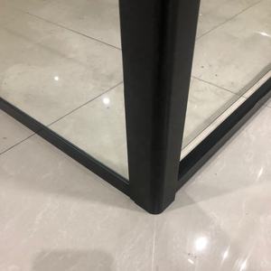 Mampara de Ducha con Puerta Corredera de Vidrio Estilo Hogareño, Precio OEM ODM, Kit Completo para Baño, Puerta de Ducha Negra - Product Image 4