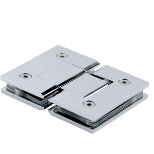 New Design Decorative <strong>Double</strong> <strong>Action</strong> 180 Degree Shower <strong>Hinges</strong> for Bathroom Frameless Tempered Glass Doors - Product Image 4