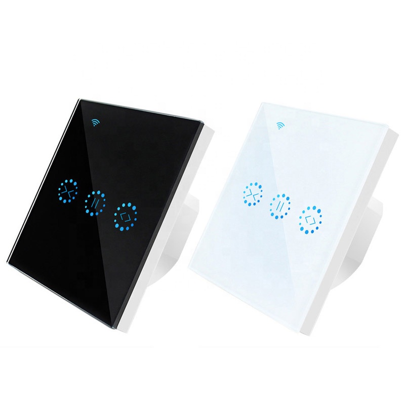 ЕС/Великобритания Wi-Fi роликовый затвор переключатель Wi-Fi занавеска сенсорный переключатель управление гаражной дверью через Alexa Google домашний таймер нейтральный