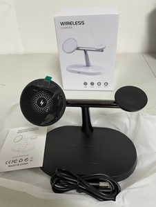 Cargador Inalámbrico 3 en 1 Más Rápido HT-315, Cargador Inalámbrico de Escritorio para Teléfono Móvil, Reloj y Auriculares, Adaptador de 15 W, Cable USB-C Incluido - Product Image 6