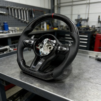 Volant en fibre de carbone personnalisé, directement de l'usine, pour BMW G20 G38 F10 F30 F50 F31 F35 E90 E92 E45 F30 E46 X5, style personnalisé