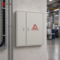 Armoire à compteurs intelligents en acier doux robuste, en acier inoxydable pour les chantiers de construction