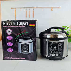 Gran Venta 2025 Olla de Presión Eléctrica Silver Crest Multifunción 110V EE. UU. Acero Inoxidable 5 Litros 6L Multicocina Digital Inteligente - Product Image 2