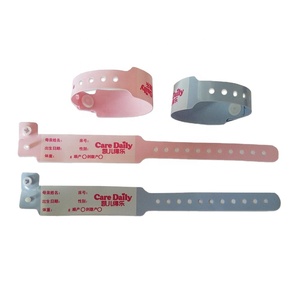 Personnalisé Top Qualité Étanche Hôpital Patient et <span class=keywords><strong>Charité</strong></span> Bracelets D'IDENTIFICATION Vinyle & PVC Enfant bracelet - Product Image 1