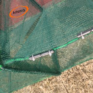 Red <span class=keywords><strong>de</strong></span> pesca <span class=keywords><strong>de</strong></span> la celda <span class=keywords><strong>langosta</strong></span> trampa cangrejo trampa rede jaula para peces (3m 19 secciones 12 peces <span class=keywords><strong>de</strong></span> entrada) - Product Image 4