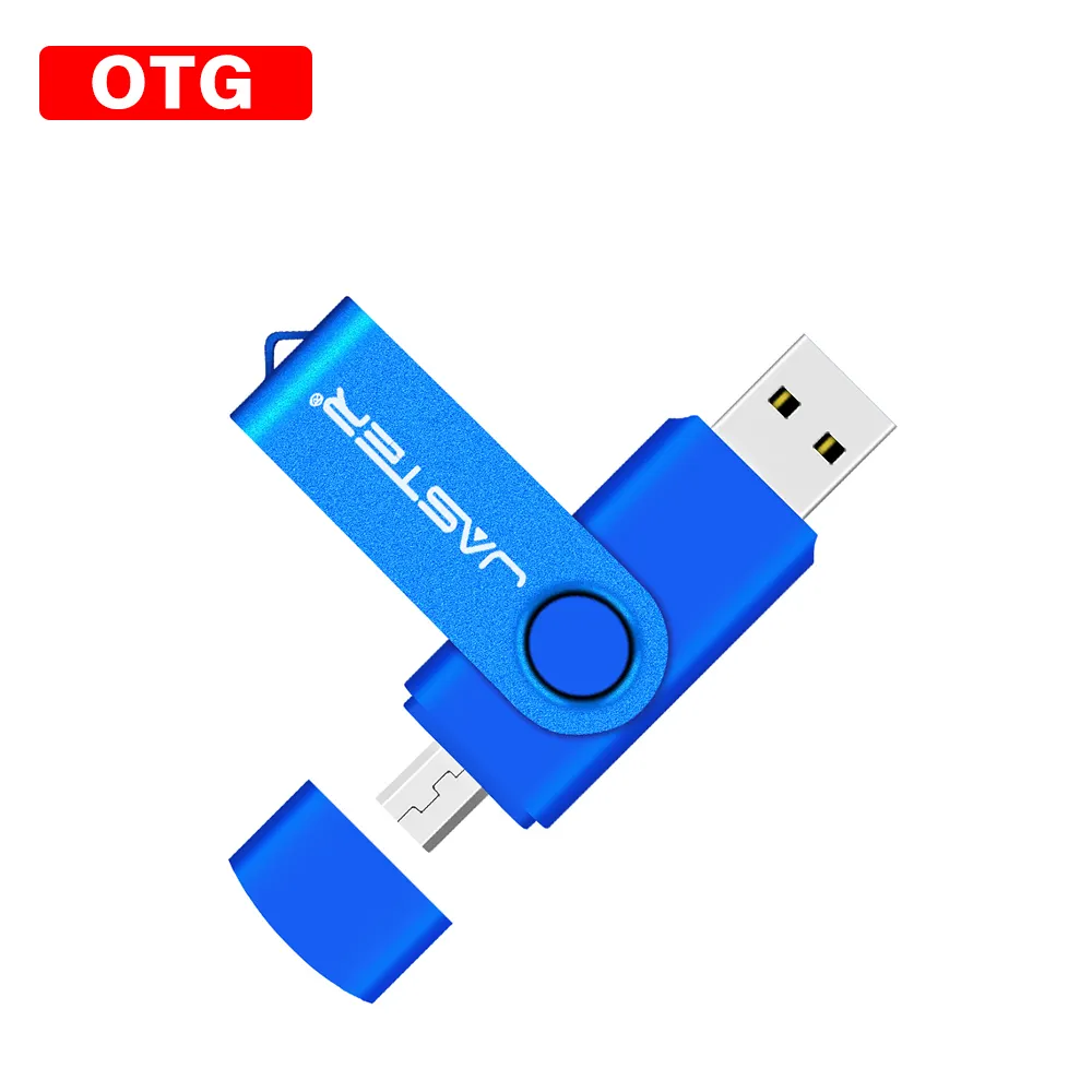 Otg USB-Taste Flash-Laufwerk 32GB 64GB 128GB Flash-Speicher 16 GB Für Smartphones 2 In 1 Cle USB 3.0 2.0 Pen drive