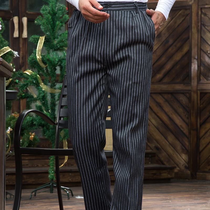 Kitchen Hotel Cooking Men Work Trousers Professional Chef Uniforms