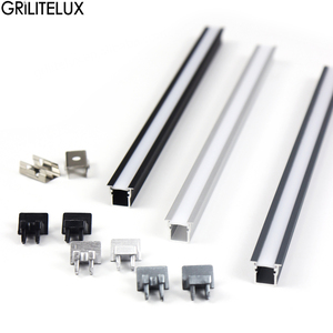 Perfil de Luz Lineal LED Ultra Delgado Empotrable de Aluminio Sin Soldadura, Ideal para Armarios y Cocinas - Product Image 3