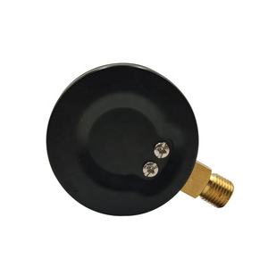 Alta visibilità SPR 6Bar 80Psi cassa in acciaio nero connessione inferiore manometro durevole ad alta visibilità e durata - Product Image 4