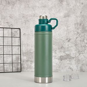 Mug de voyage isotherme 750 ml en acier inoxydable avec poignée pliable, maintient au chaud ou au froid pendant 12 à 24 heures - Product Image 6