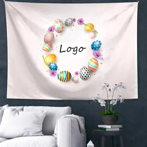 Wholesale Factory Home Decoration Wall Custom Tapestry Poster Printed Polyester Fabric Foldable Reuse Creative Tapestry