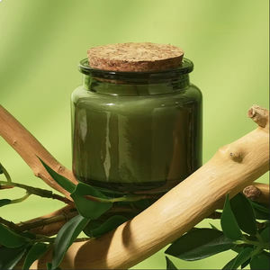 เทียนหอมกลิ่นถั่วเหลืองสีเขียวอ่อนในขวดแก้ว สำหรับงานแต่งงาน ขายส่ง เทียนหอมถั่วเหลือง กลิ่นหอมหรูหรา เทียนหอมแบบกำหนดกลิ่นเองได้ - Product Image 3