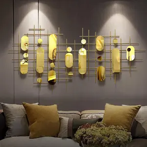 Altın metalik özel tasarım duvar sanat iç dekor Custom Made Metal duvar sanat imalatı tedarikçisi tarafından hindistan