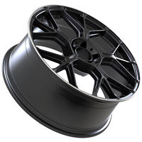 Rines de Aleación de 20 Pulgadas para Auto, Moldeados por Flujo, Color Personalizado, 5 Birlos, para Reparación Diaria de Autos, Mejora de Apariencia