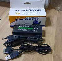 Adaptor Daya AC Colokan AS/EU untuk PSP GO - Pengisi Daya Berkabel Plastik