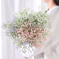 Gypsophile Artificielle en Gros, Toucher Réel, pour Mariage et Décoration Intérieure, Fleur Artificielle Souffle de Bébé