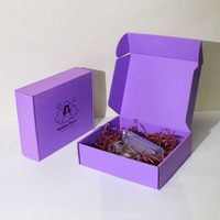 Lot de boîtes d'expédition en carton ondulé de luxe personnalisées, avec revêtement UV, pelliculage brillant, matériaux recyclés, en forme d'avion