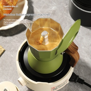 Cafetière Moka Moderne Minimaliste à Double Valve et Triple Infusion, Petite Machine à Café Italienne pour la Maison, Vente en Gros Usine - Product Image 3