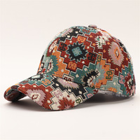 Cappello da Baseball in Stile Etnico Autunnale, Cappello Vintage con Visiera, Cappello da Sole con Protezione UV, Cappello Casual Unisex per Esterni, Vendita all'Ingrosso