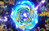 TigerFuns Bull Fight Fish Game Software & Table for 4/6/8/10 Players 110V/220V for Amusement Centers