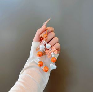 Simpatico Portachiavi con Ciondolo a Forma di Bambola Cartoon, Catena per Telefono con Perline, Regalo Creativo di <span class=keywords><strong>Natale</strong></span>, Accessorio alla Moda in Plastica per Custodia del Telefono/Borsa - Product Image 5