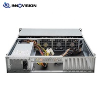 Boîtier de serveur compact 2U 8 baies pour montage en rack, longueur 520 mm, compatible carte mère ATX, boîtier de serveur 2U