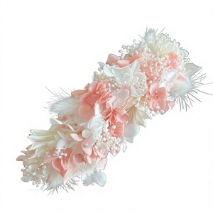 Corona de <span class=keywords><strong>Flores</strong></span> Secas Boho <span class=keywords><strong>para</strong></span> Novia, Guirnalda Floral Eterna, Tocado Romántico <span class=keywords><strong>para</strong></span> Boda, Aniversario, Fotografía en la Playa - Product Image 2