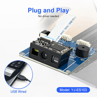 Módulo Lector de Códigos de Barras CMOS 2D con Interfaz USB TTL, Motor de Escaneo de Códigos de Barras Integrado, Módulo Escaneador de Códigos QR