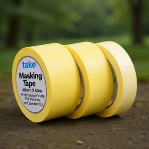 Ruban de masquage Ttake 48 mm x 50 m, ruban adhésif de qualité professionnelle pour la peinture et l'électronique - Product Image 3