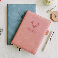 Fabricant de revues Logo personnalisé A5 B5 Couverture souple Carnet de notes en cuir PU Carnet de notes de bureau d'affaires